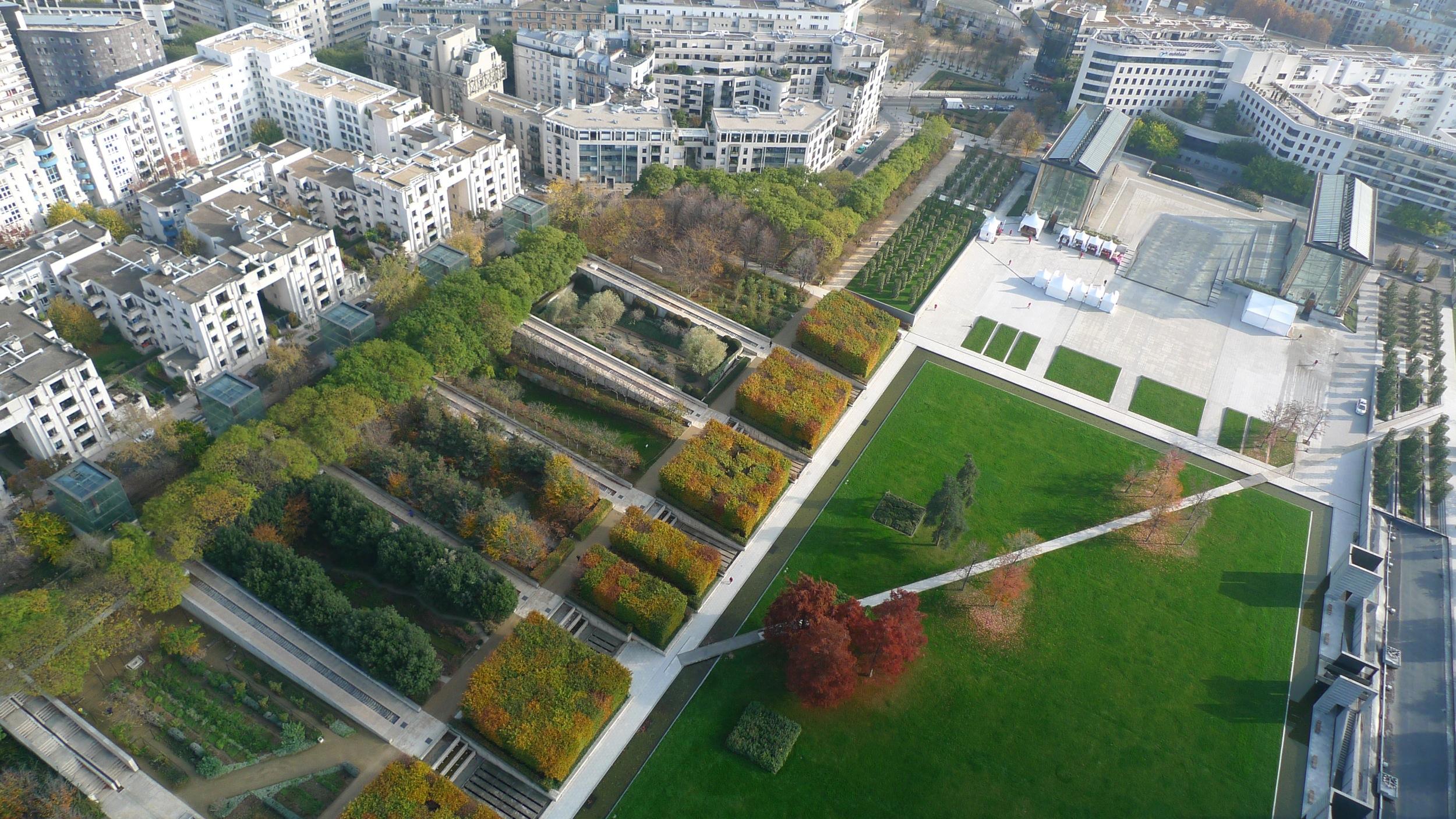 Parc André Citroën, admirez Paris d'en haut