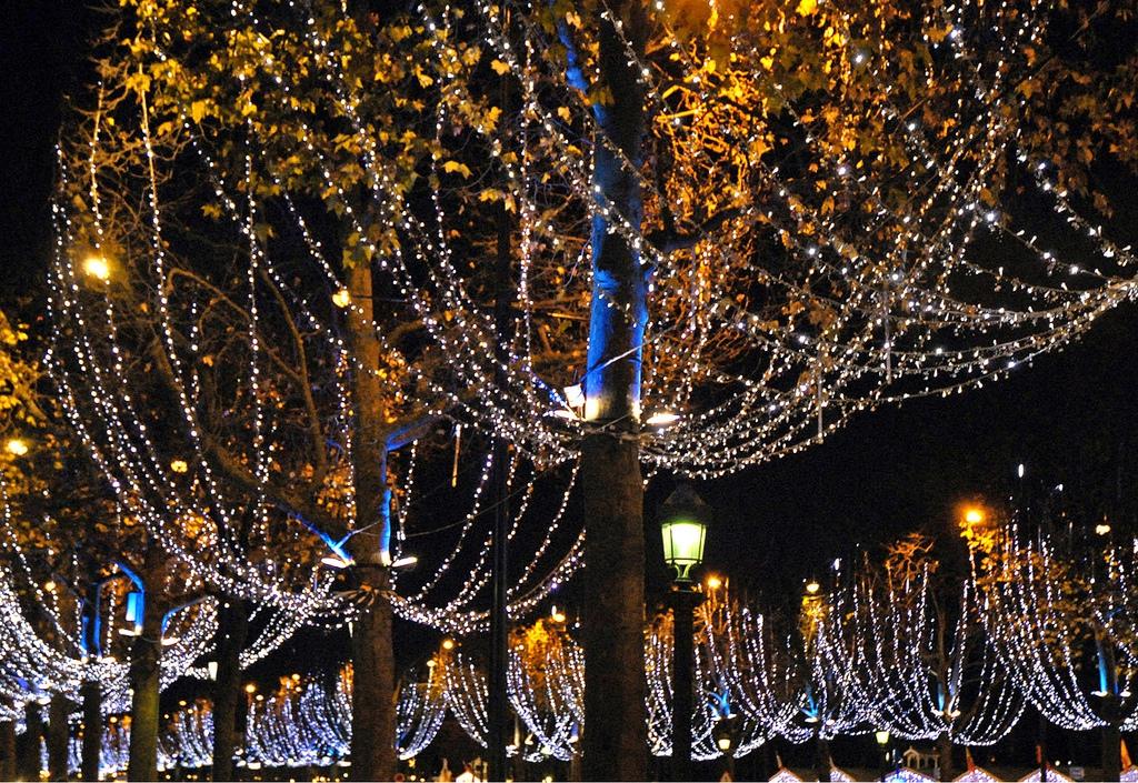 Christmas windows and illuminations; an enchanted break