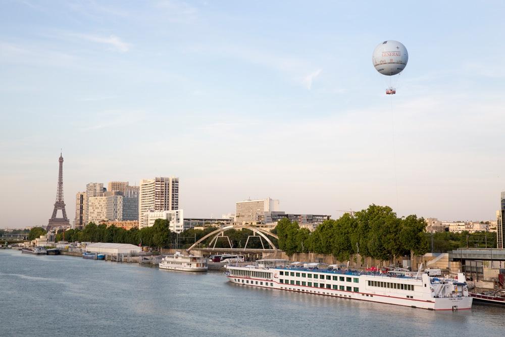 See Paris from a different perspective by balloon